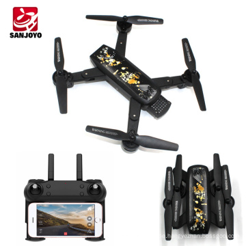 Professional foldable drone SJY-DM107S Auto return height set quadcopter wifi selfie drone with 2MP HD camera follow me